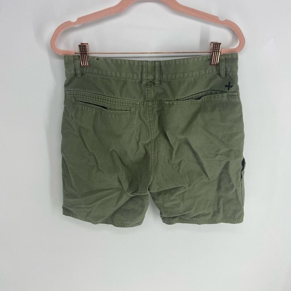 Tavik Men's Green Modern Beach Culture Cotton Freighter Shorts Size 30 - Picture 5 of 5